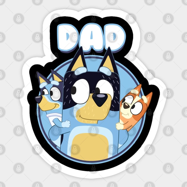 Best Dad Forever Sticker by Holy Beans